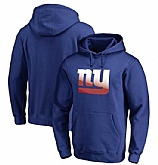 Men's New York Giants Pro Line by Fanatics Branded Gradient Logo Pullover Hoodie Royal FengYun,baseball caps,new era cap wholesale,wholesale hats